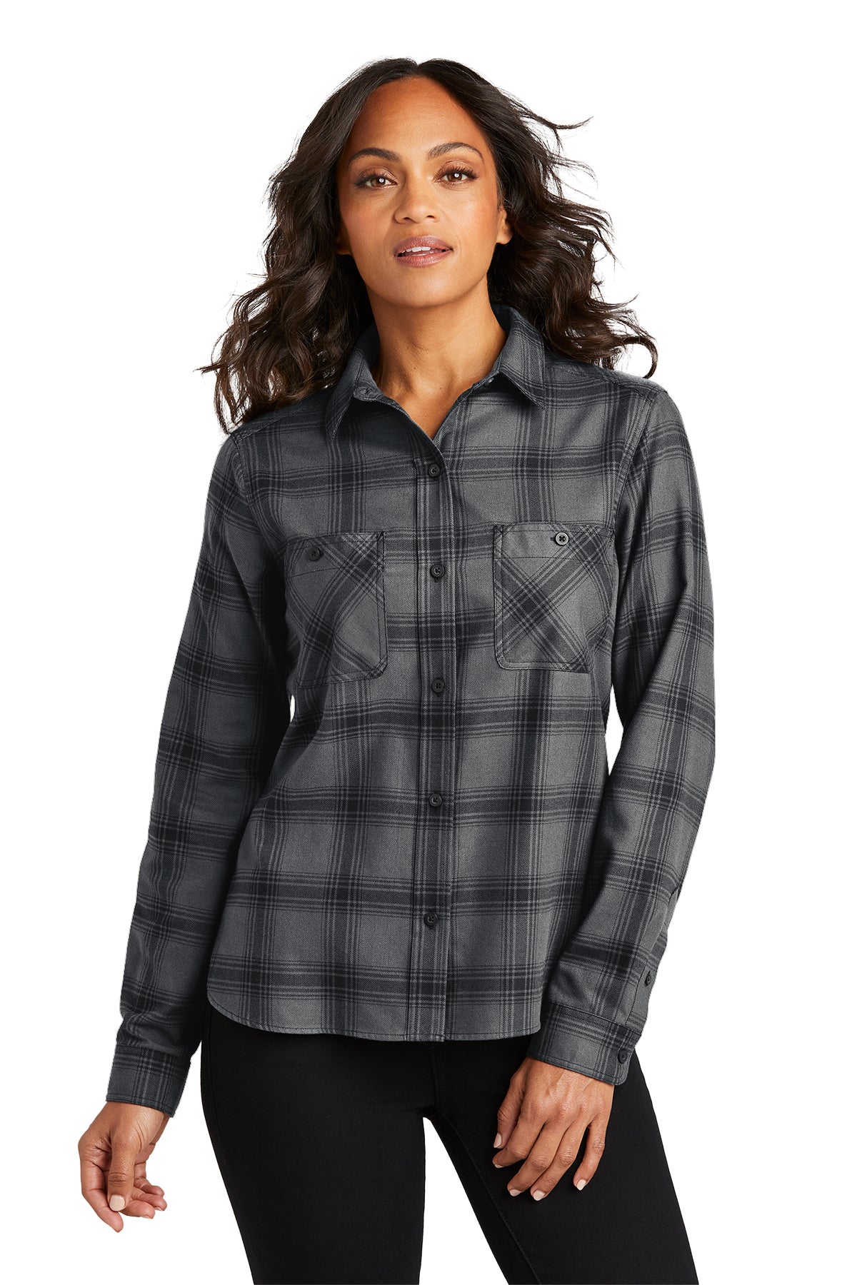 womens plaid dress shirt Kimes Ranch Women's Buffalo Plaid Malcom Western Shirt