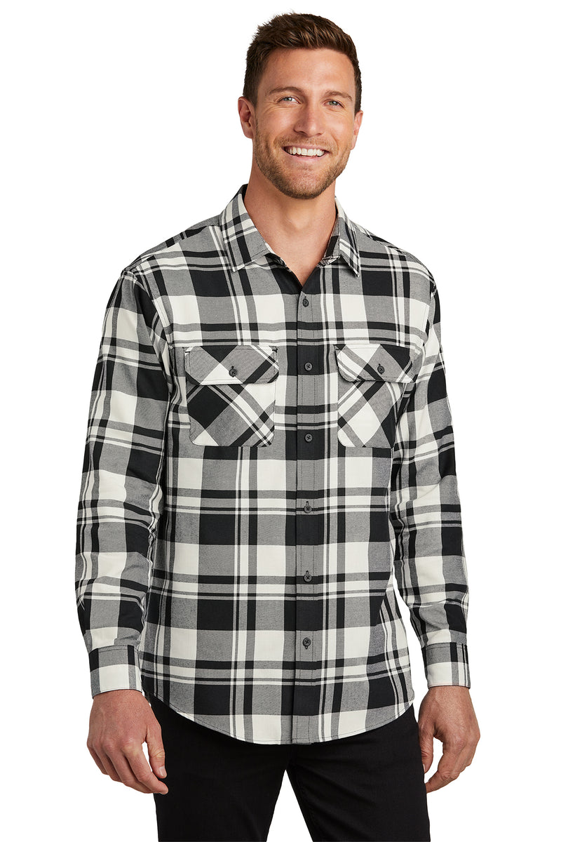 Port Authority® Plaid Flannel Shirt. W668 – Fann Emblem USA