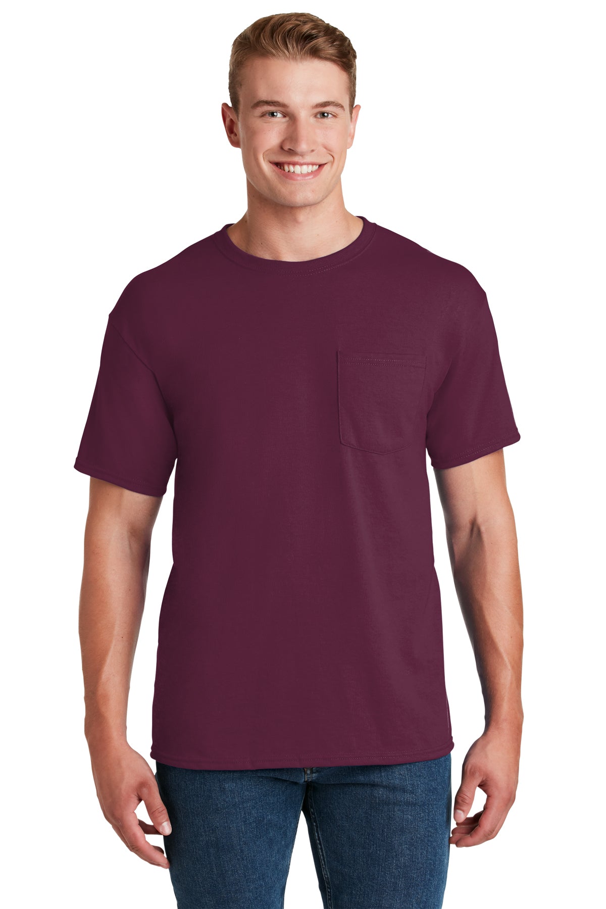JERZEES® - Dri-Power® 50/50 Cotton/Poly Pocket T-Shirt. 29MP