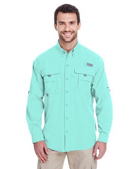 columbia men's dress shirts Columbia Men's PFG Bahama II Long Sleeve Shirt - XXL