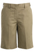 Ladies Utility Chino Flat Front Shorts-Style 8435