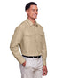 Harriton Men's Key West Long-Sleeve Performance Staff Shirt-Style M580L