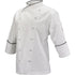 Renaissance Ladies Scoop Neck Chef Jacket with Piping